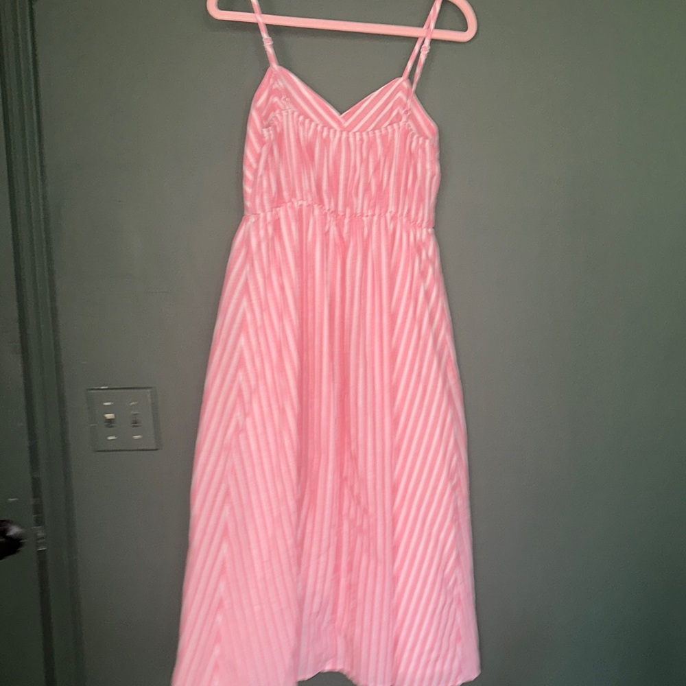 Pink Striped Button-Down Dress - Picture 3 of 3